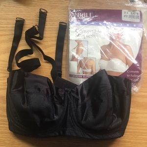 NWT Bali Convertible Strapless Underwire Bra - 32D